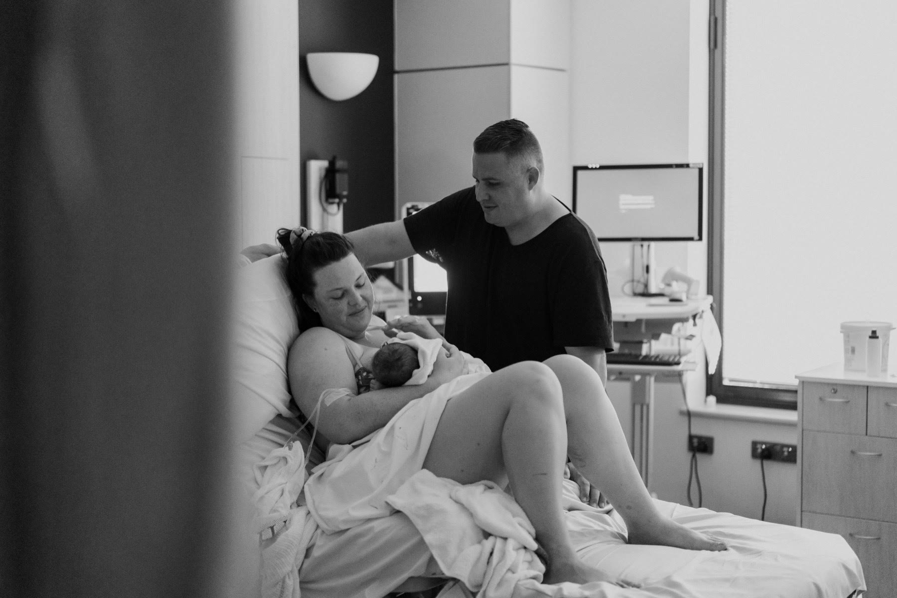 Birth of Goldie Grace Withers, shot by Bec Zacher