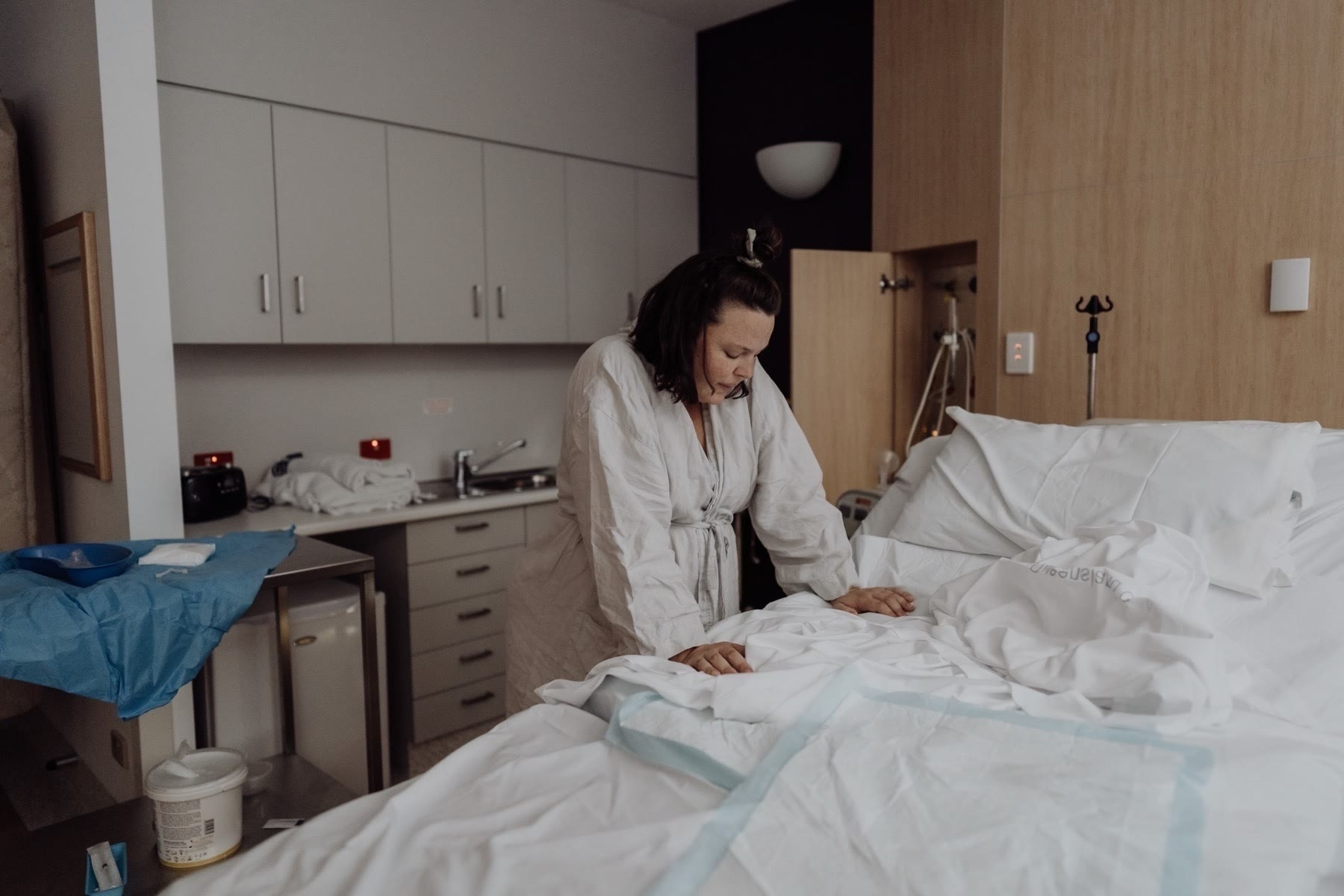 Birth of Goldie Grace Withers, shot by Bec Zacher