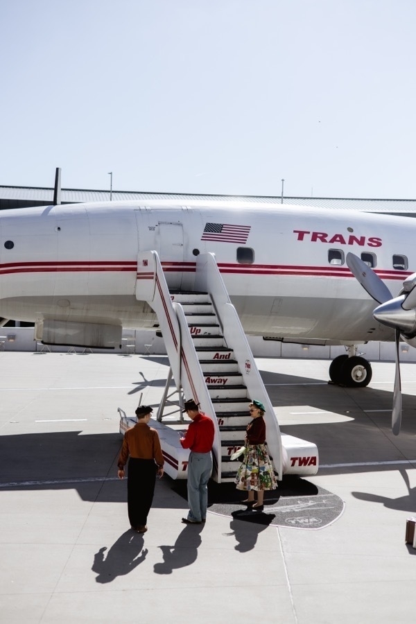 TWA 1958 Lockheed Constellation at the TWA Hotel in JFK