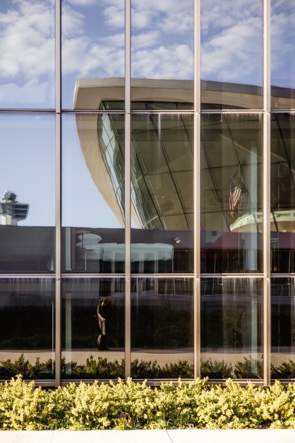 The TWA Hotel at JFK Airport, formerly the TWA Flight Centre designed by Eero Saarinen