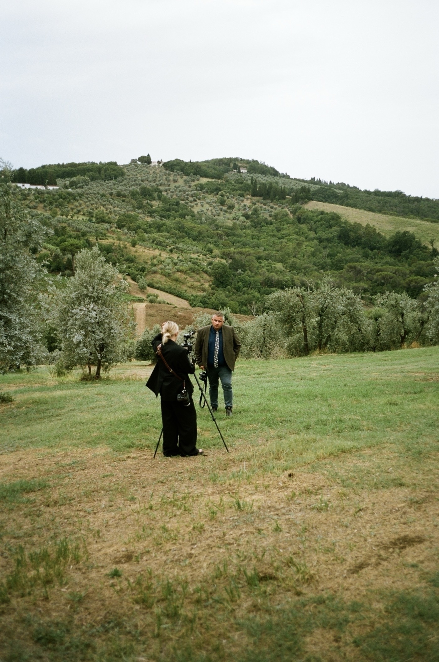 Film photo from our Tuscany, Italy, 2023 elopements with The Elopement Collective and House of Love