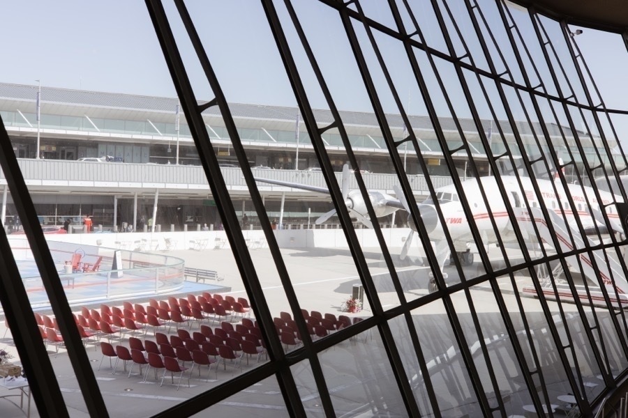 TWA 1958 Lockheed Constellation at the TWA Hotel in JFK