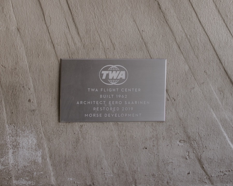 The TWA Hotel at JFK Airport, formerly the TWA Flight Centre designed by Eero Saarinen