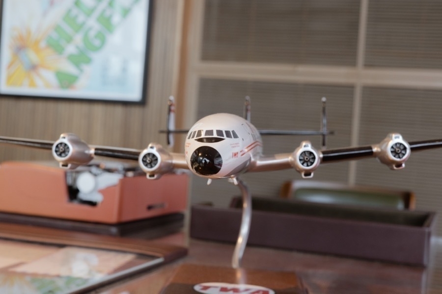 Inside the TWA Hotel at JFK Airport