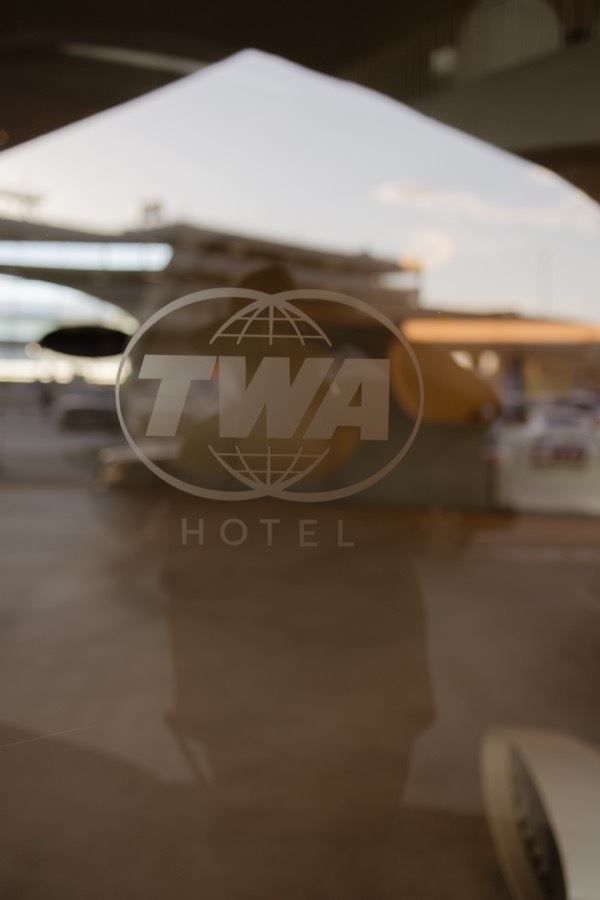 Inside the TWA Hotel at JFK Airport