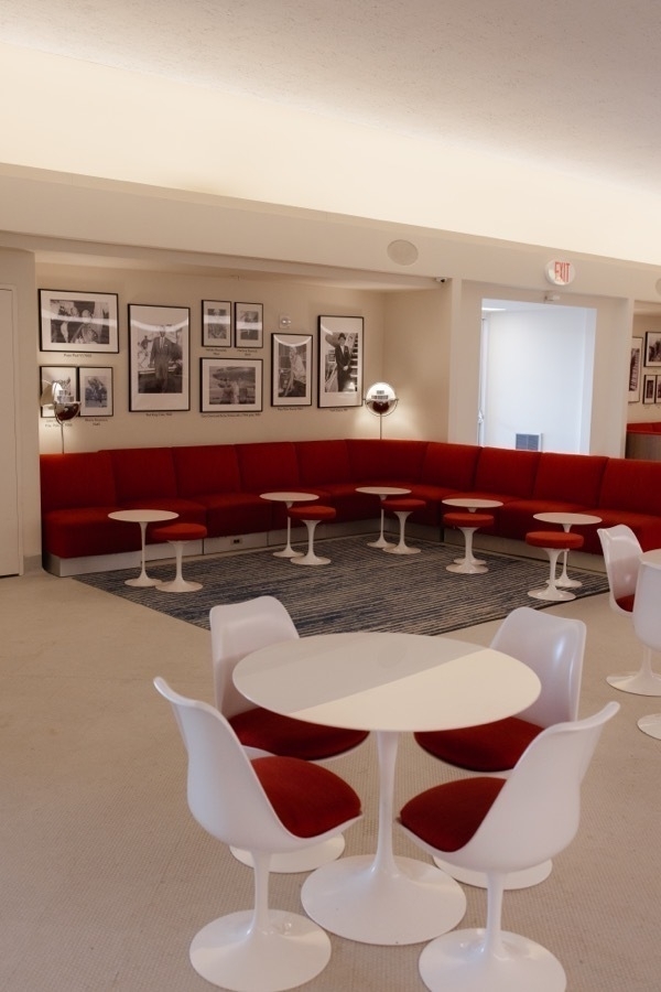 Inside the TWA Hotel at JFK Airport
